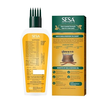 Sesa Ayurvedic Hair Oil | Ayurvedic Hair Oil Comb Applicator| Pakistan Supermarket | PSM | ZA